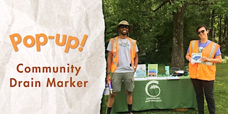 Community Drain Marker Pop-up at Green Tree Neighborhood!