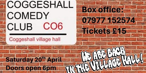 Primaire afbeelding van Coggeshall Comedy Club