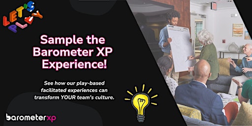 Hauptbild für Sample the Barometer XP Game Experience!