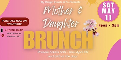 Immagine principale di Mother’s Day Weekend brunch 