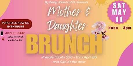 Mother’s Day Weekend brunch