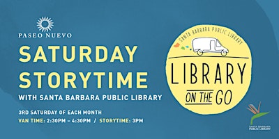 Image principale de Saturday Storytime with Santa Barbara Public Library