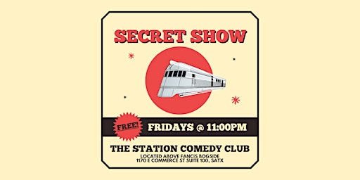 Imagen principal de Secret Show At The Station Comedy Club