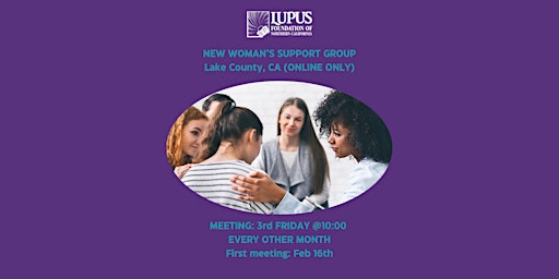 Imagen principal de Woman's Lupus Support Group_Lake County, CA