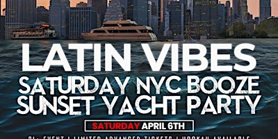 Primaire afbeelding van Latin Vibes Saturday NYC Sunset Majestic Princess Yacht Party Cruise 2024