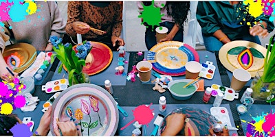 Imagem principal do evento Pvssy Plate Painting Party! Springing into Self Love