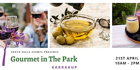 Gourmet in The Park April 21st