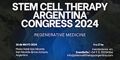 Image principale de Stem Cell Therapy Argentina Congress 2024