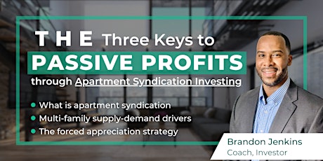 Passive Income through Apartment Syndication Investing