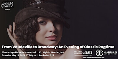 Imagem principal do evento From Vaudeville to Broadway: An Evening of Classic Ragtime