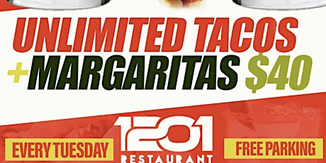 TACO TUESDAY @ 1201 RESTAURANT