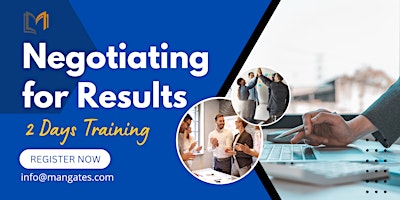 Hauptbild für Negotiating for Results 2 Days Training in Hamilton, UK