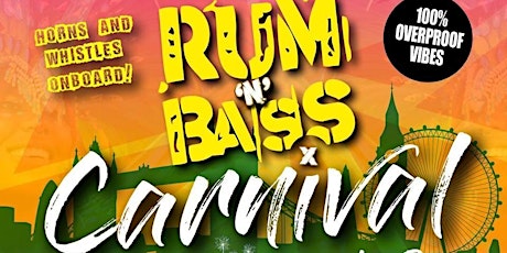 RUM N BASS- CARNIVAL ON THE THAMES primary image