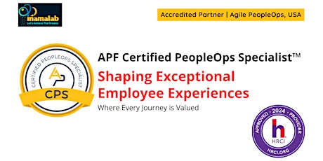 APF Certified PeopleOps Specialist™ (APF CPS™)  Jun 7-8, 2024