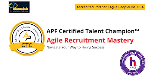 Hauptbild für APF Certified Talent Champion™ (APF CTC™) Apr 12-13, 2024