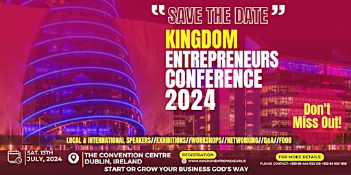 Imagen principal de Kingdom Entrepreneurs Conference 2024