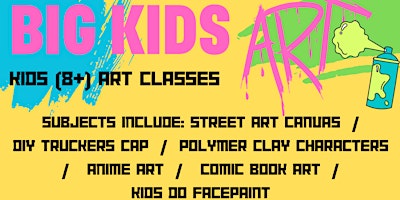 BIG kids art class primary image