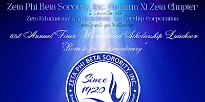 Primaire afbeelding van 61st Annual Finer Womanhood Scholarship Luncheon