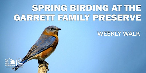 Imagem principal do evento Spring Birding at Garrett Family Preserve