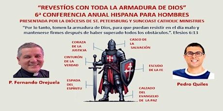 Hauptbild für "Revestíos con toda la armadura de Dios" 6a Conferencia anual para hombres