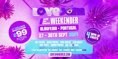 Imagem principal do evento LOVEJAM - I Will Be There Weekender - Portugal 2024