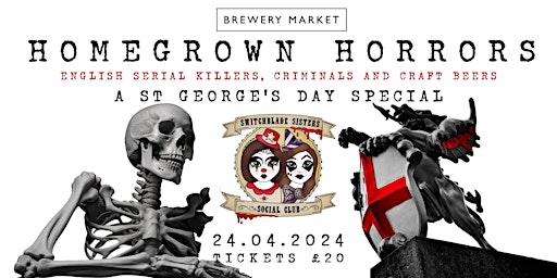 Imagem principal do evento Homegrown Horrors: English Serial Killers, Criminals and Craft Beers
