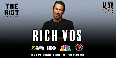 Primaire afbeelding van Rich Vos (Comedy Central, HBO, NBC) Headlines The Riot Comedy Club