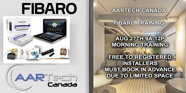 Fibaro Training Toronto Aug 27th