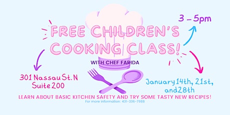 Children’s Cooking Class Jan 28th primary image