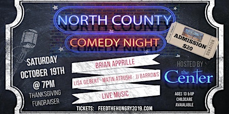 Feed the Hungry @ Thanksgiving - North County Comedy Night Fundraiser