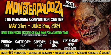 MONSTERPALOOZA - Pasadena  - 2024