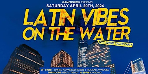 Imagem principal do evento Latin Vibes Saturday NYC Sunset Boss Lady Boat Party Cruise 2024