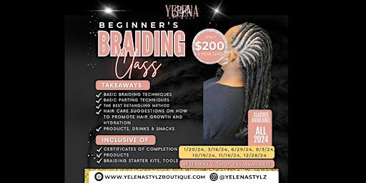 Beginner Braiding Class primary image