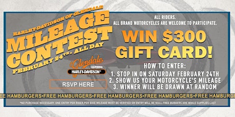 Hauptbild für Harley-Davidson of Glendale Mileage Contest