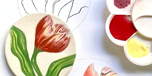 Imagen principal de Flora & Fern Coaster Painting Workshop