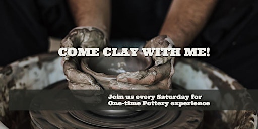 Imagem principal do evento Come Clay with me! Pottery Experience workshop!