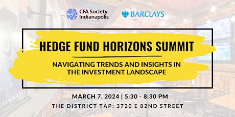Hedge Fund Horizons Summit Presented by Barclays primary image