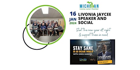 Livonia Jaycee’s Attend Library Speaker & Social primary image