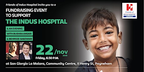 Dinner &Comedy Night with Bushra Ansari & Behroz to support Indus Hospital primary image