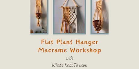 Macrame Workshop: Flat Plant Hanger primary image