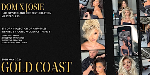 Dom & Josie Hairstyling x Content Masterclass GOLDCOAST  primärbild