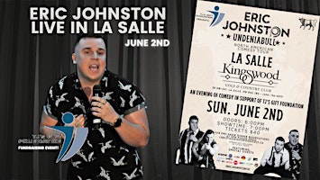 Imagem principal do evento TJ’s Gift Foundation Presents: The Eric Johnston “UndeniaBULL” Comedy Tour