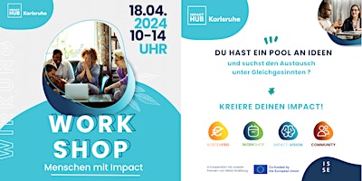 Imagem principal do evento Workshop Menschen mit Impact @Impact Hub Karlsruhe