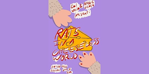 Imagem principal do evento Maddie Wiener and Emil Wakim Present: “Rats in a Cheese-less World”
