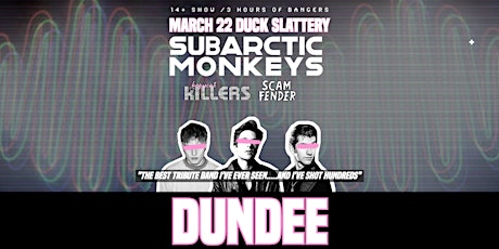 Image principale de Arctic Monkeys Tribute Band - Dundee - March 22nd 2024