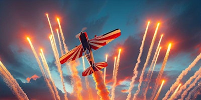 Imagem principal de @PortalsShow en el Aguacate Model Airshow, musica y luces al atardecer