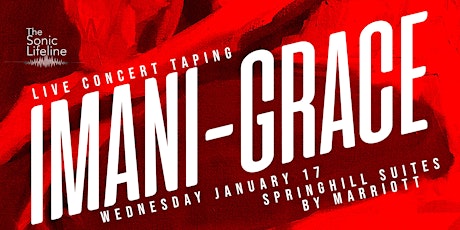 SPECIAL EVENT! Imani-Grace Cooper - Live Concert Taping primary image