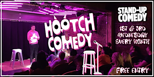 Imagem principal do evento Hootch Comedy Club - Free Entry Live Stand-Up Comedy Show