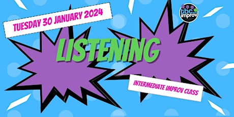 Primaire afbeelding van Listening | Intermediate class | TBC Improv