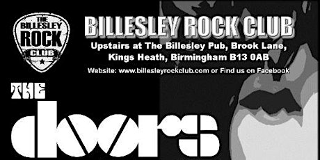 The Doors Rising at Billesley Rock Club, Birmingham